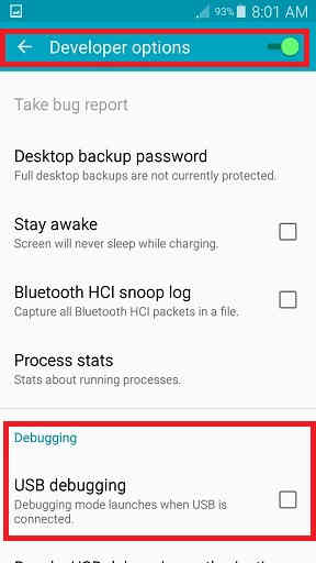 How To Enable USB Debugging On Galaxy Smartphone (Lollipop 5.0 or -